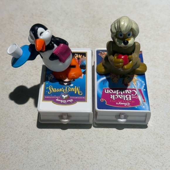 DISNEY VIDEO 1998 Vintage McDonald’s Happy Meal 6 Toys - Full Set All Opened - Picture 5 of 6